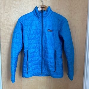 Patagonia blue xs women’s jacket nano puff